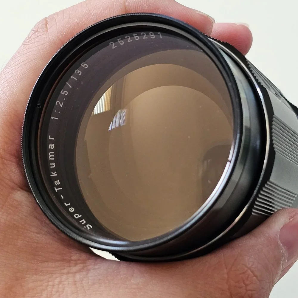 Asahi PENTAX Super Takumar 135mm f2.5 M42 MF Lens w/ Kenko teleplus converter